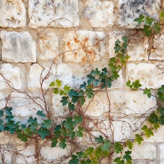 Alte Außenmauer des Hauses