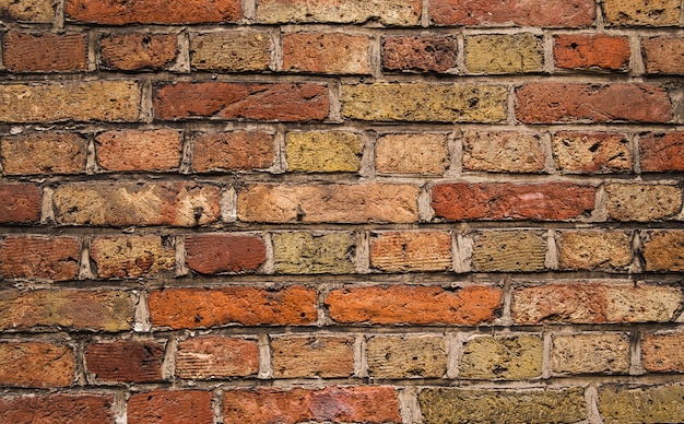 Alte Backsteinmauerbeschaffenheit als Hintergrund