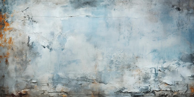 Alte bemalte Betonwandoberfläche Close Up Graue blasse dysty blaue Farbe Rauer dunkler Grunge-Hintergrund für das Design