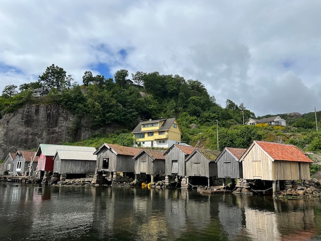 Foto alte bootshäuser