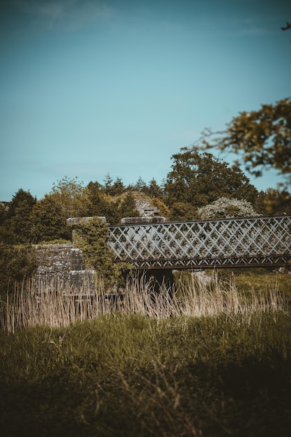 Alte Brücke im Park in Irland