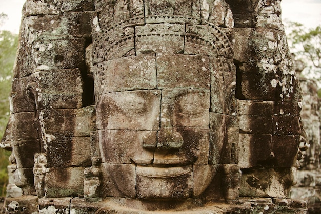 Alte Burg Bayon Angkor Thom Kambodscha