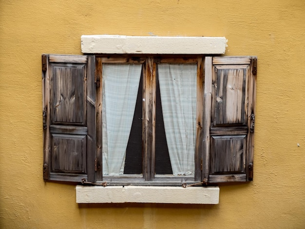 Foto alte fenster im retro-stil