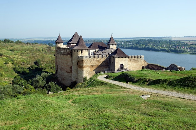 Alte Festung in der Ukraine Hotyn Czernowitz Region