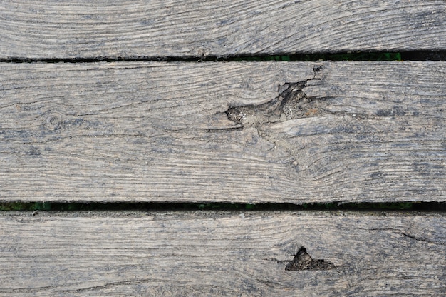 Alte gealterte hölzerne Planken, Beschaffenheit mit natürlichem Muster