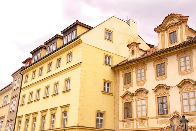 Alte Gebäude der alten Prager Stadtansicht