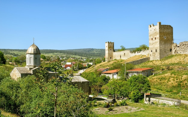 Alte genuesische Festung in der Stadt Feodosia Crimea