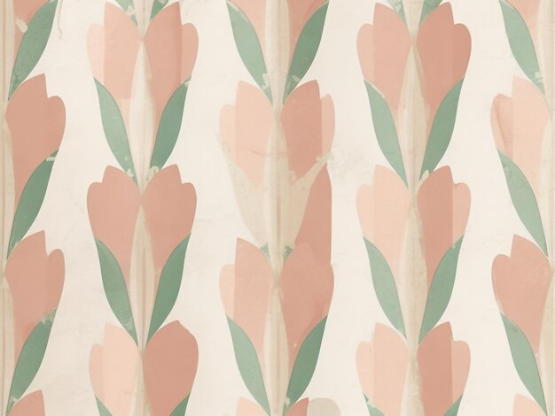 Alte geometrische Muster der Tulpe-Grunge-Beschaffenheit