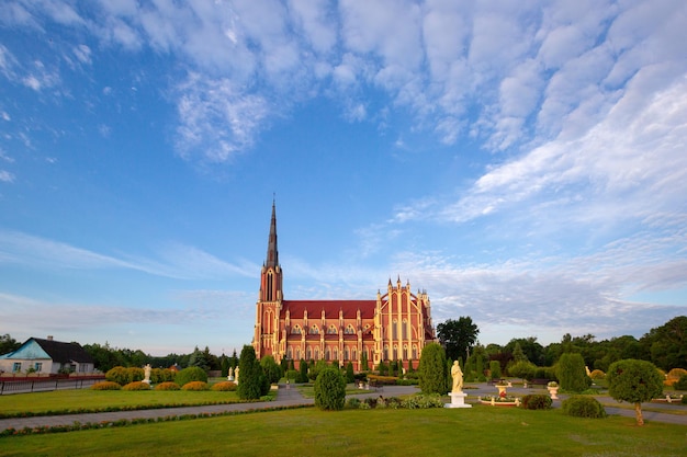 Foto alte gotische kirche