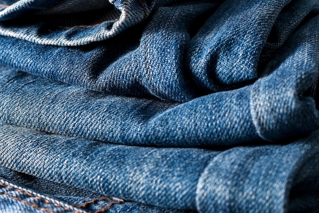 Alte Grunge-Blue-Jeans-Textur-Hintergrund