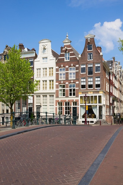 Alte Häuser der Altstadt, Amsterdam, Holland