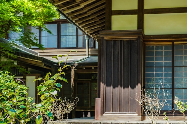 Alte Häuser, ein Bild der japanischen Architektur