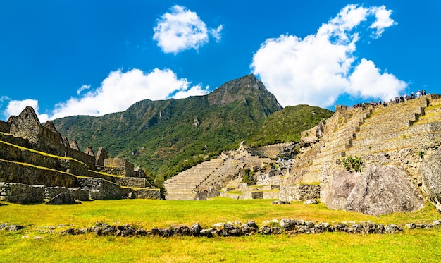 Alte inkastadt machu picchu in peru