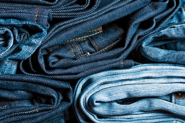 Alte Jeans Denim Selektiver Fokus