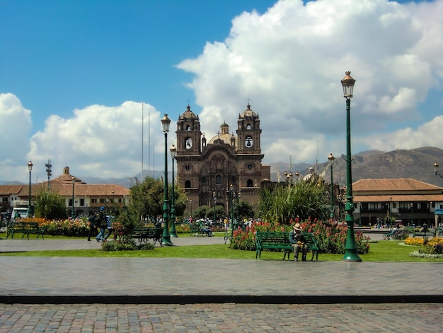 Alte Kathedrale in der Plaza de Armas von Cusco - Peru