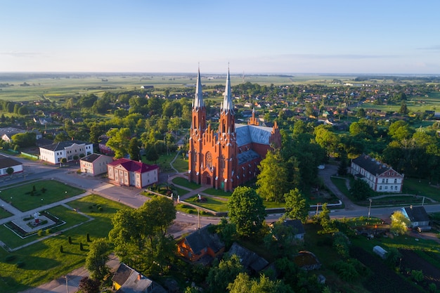 Alte katholische Kirche in Vidzy, Nationalpark Braslauer Seen, Weißrussland