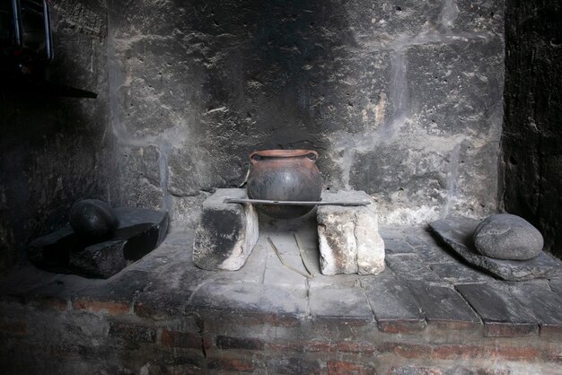 Alte Küche und Geräte aus dem Kloster Santa Catalina in Arequipa, Peru.