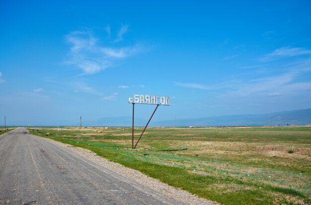 Alte Landstraße, Barguzin-Tal, Burjatien, Russland.