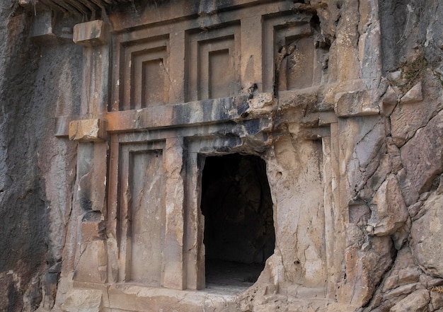 Alte lykische Myra-Gräber in der Türkei Demre