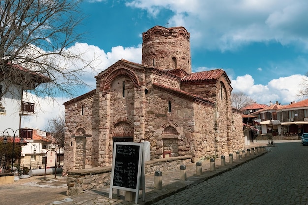 Alte Pantokrator-Backsteinkirche in Nessebar Bulgarien