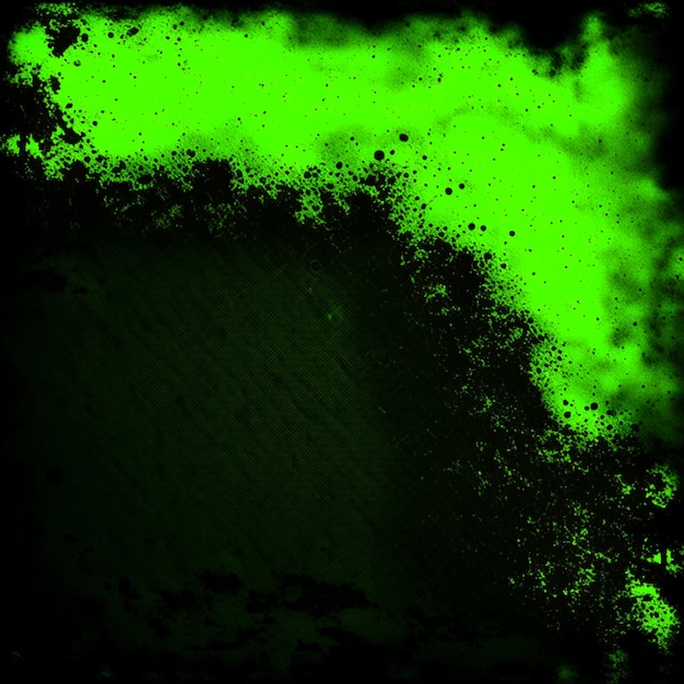 Alte Papierstruktur, schwarzer und neongelbgrüner Hintergrund