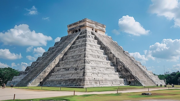 Alte Pyramide, die von den Maya in Yucatan, Mexiko, errichtet wurde