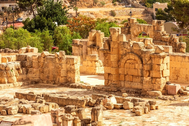 Alte römische Ruinen von Jerash Gerasa Jordanien