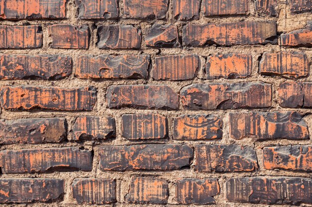 Alte rote Backsteinmauer Musterbeschaffenheit