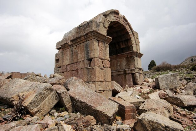 Alte Ruinen Burg Konya Bozkir Zengibar