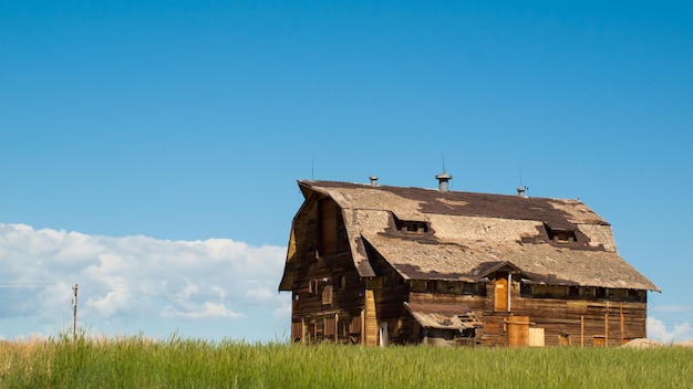 Alte Scheune auf verlassener Ranch in Colorado.