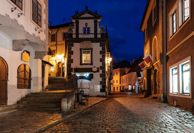 Alte Stadt Cesky Krumlov in der Tschechischen Republik