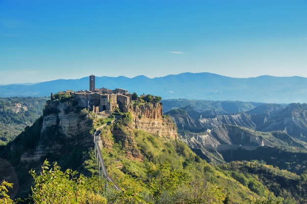 Alte Stadt Civita di Bagnoregio in Italien