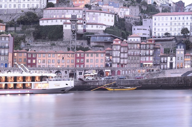 Alte Stadt und Douro Fluss Porto, Portugal.