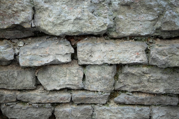 alte Stadtmauer aus Steinziegeln