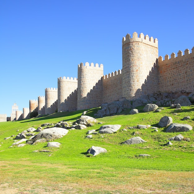 Alte Stadtmauern von Avila, Spanien