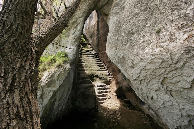 alte Steintreppe Konya Türkei