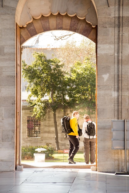 Alte Türarchitektur im Blick