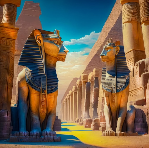 Alte Zivilisation Ägyptens Stilisierung der alten ägyptischen Zivilisation