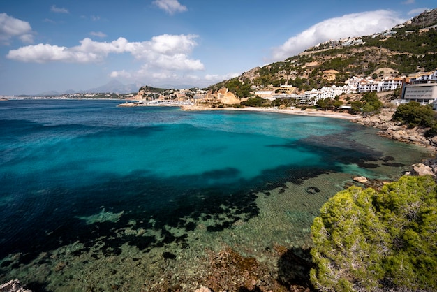 Entre Altea y Calpe la zona del Mascarat con sus playas de aguas turquesas, Altea, Alicante