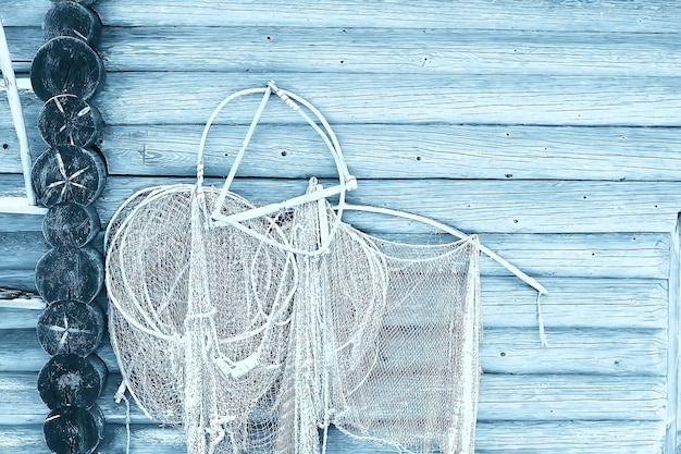 alten Fischernetz Textur Hintergrund