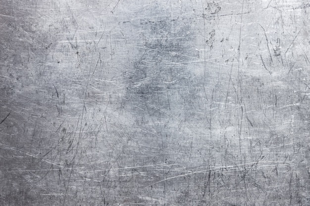 Foto alter blechhintergrund, gebürstete silberne oberfläche des eisens