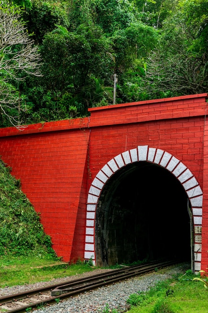 Alter Eisenbahntunnel im Berg