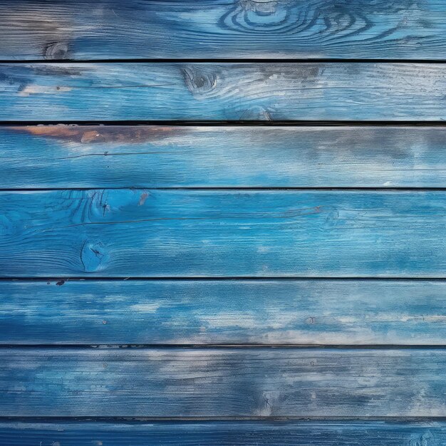 Alter Grunge-Holzplanken-Texturhintergrund. Blaue Vintage-Wand