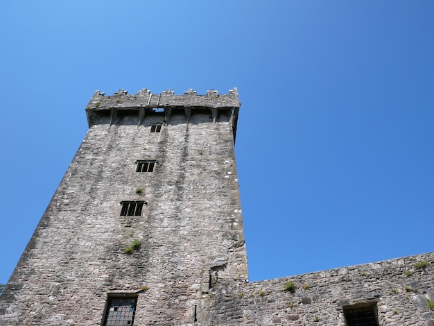 Alter keltischer Burgturm Blarney Castle in Irland alte alte keltische Festung