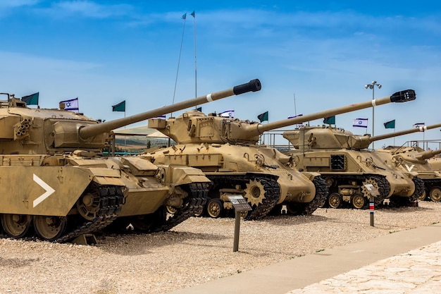 Alter Panzer in einem Museum in Israel