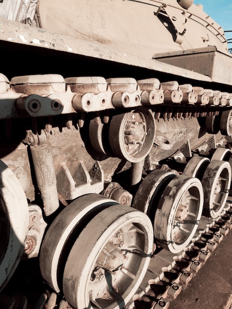 Alter Panzer in einem Museum in Mobile, AL.