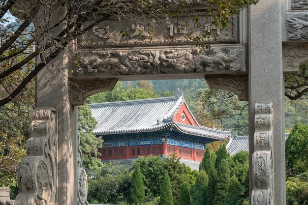 Alter taoistischer Tempel in Laoshan in der Nähe von Qingdao