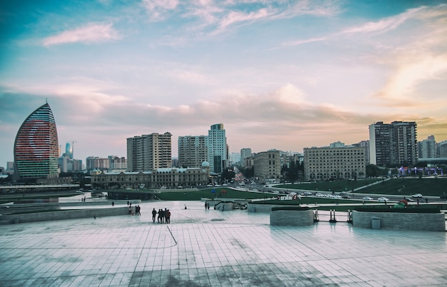 Alter Teil der Stadt Baku in Aserbaidschan