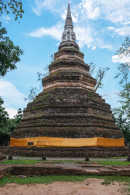 Alter Tempel des Buddhismus in Thailand