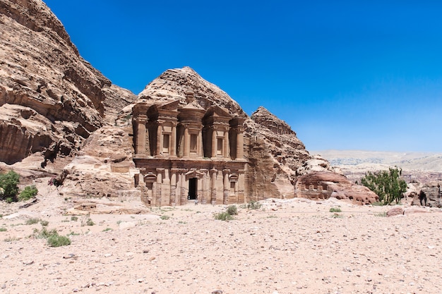 Alter Tempel in Petra, Jordanien